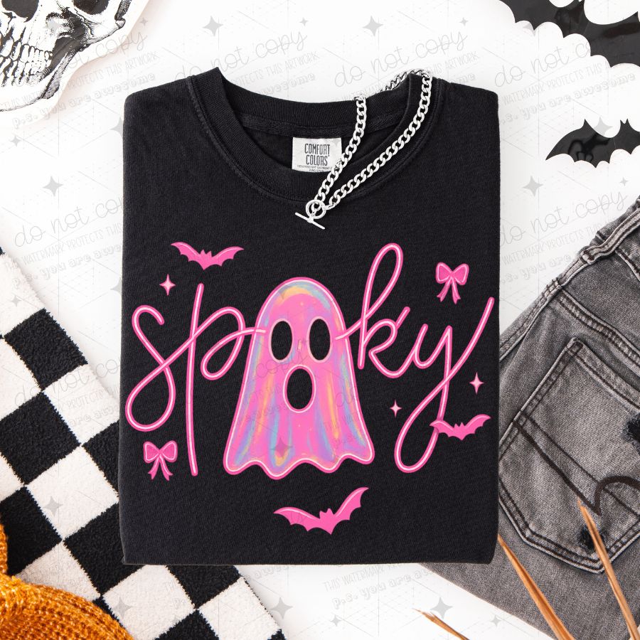 COQUETTE IRIDESCENT SPOOKY - DTF TRANSFER
