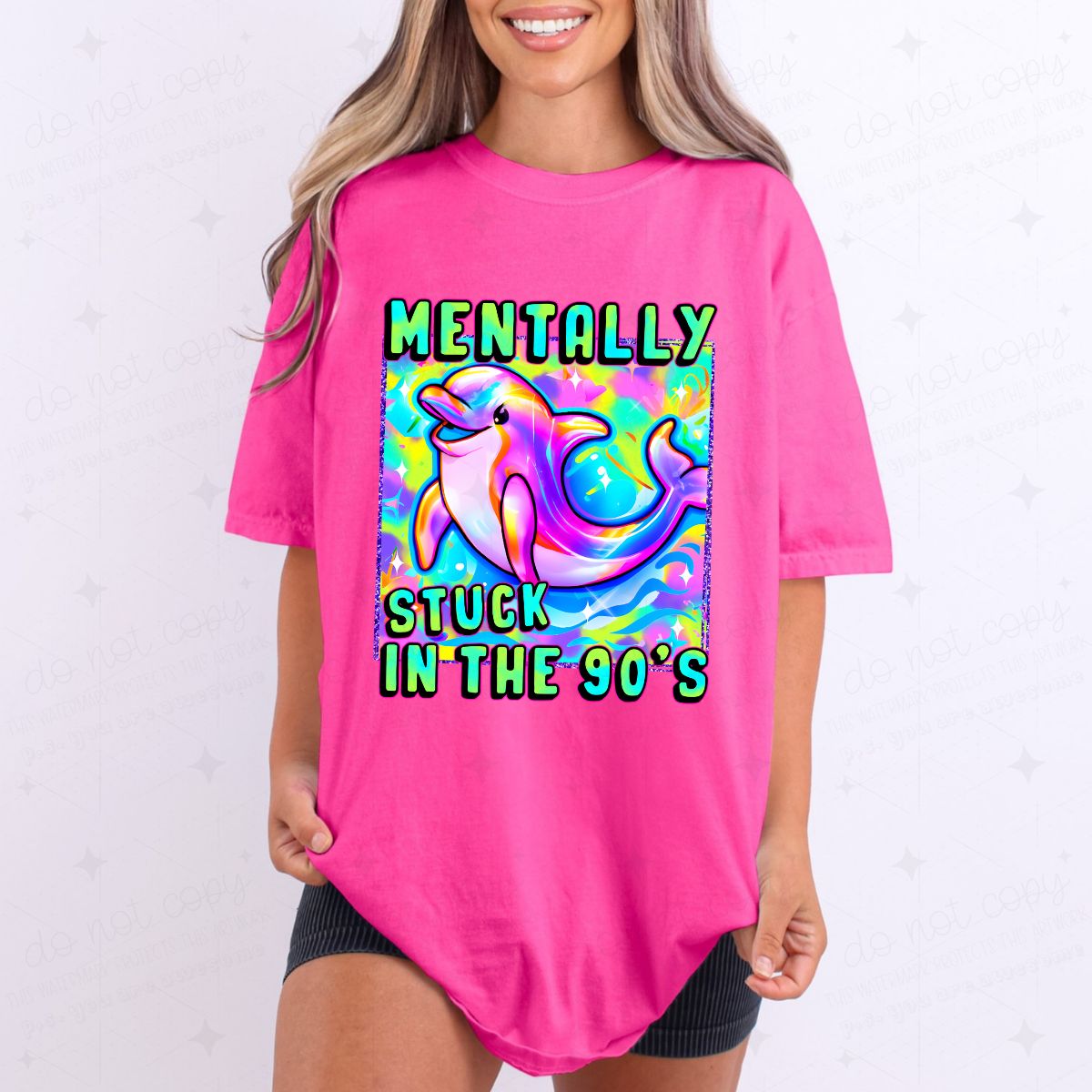 MENTALLY STUCK IN THE 90'S - DTF TRANSFER