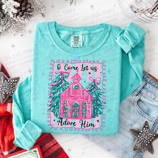 COQUETTE O COME LET US ADORE HIM - DTF TRANSFER