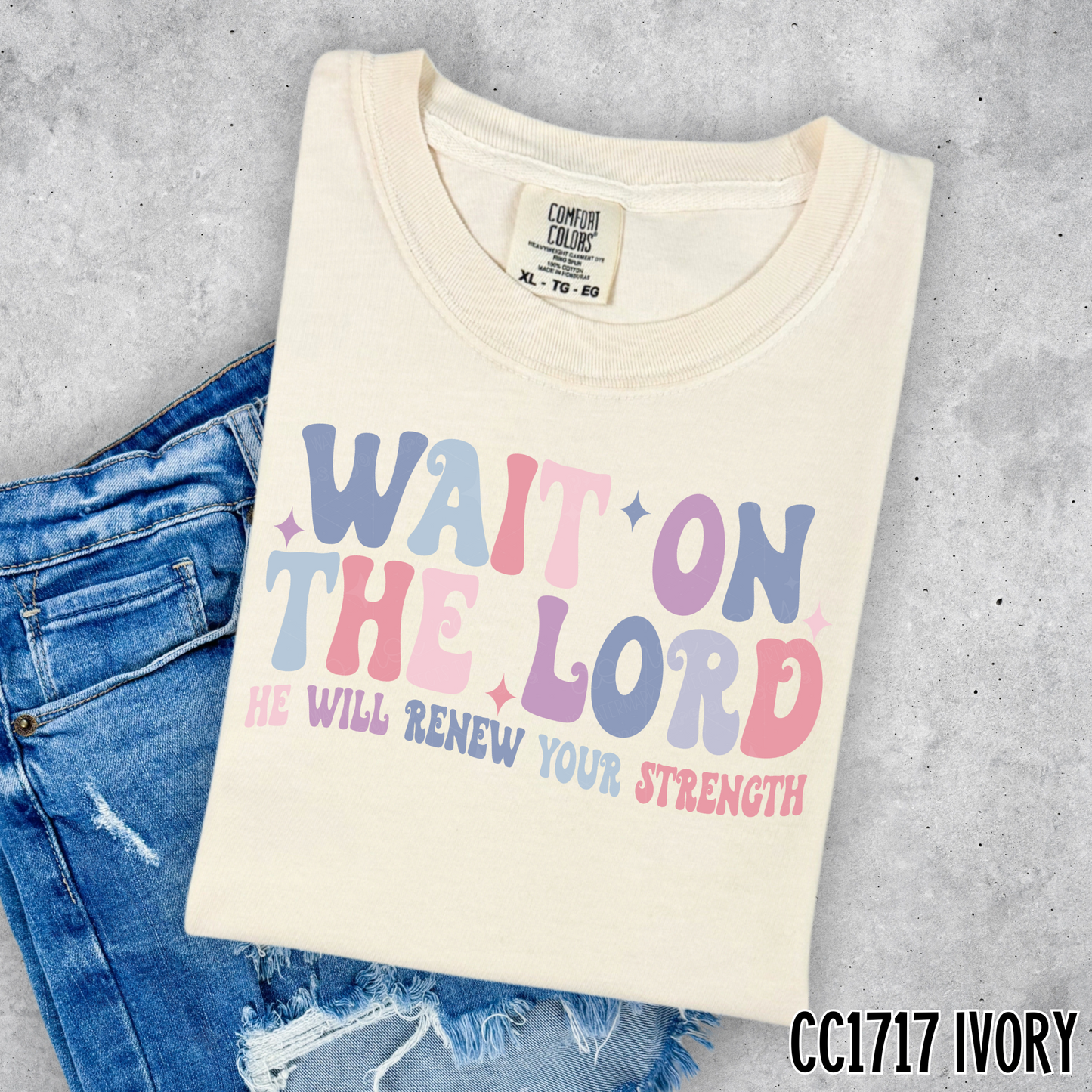 WAIT ON THE LORD - DTF TRANSFER