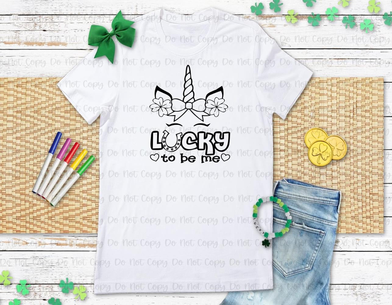 ST. PATRICK'S DAY COLORING - DTF TRANSFER