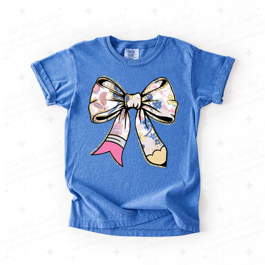 COQUETTE FLORAL PENCIL - DTF TRANSFER