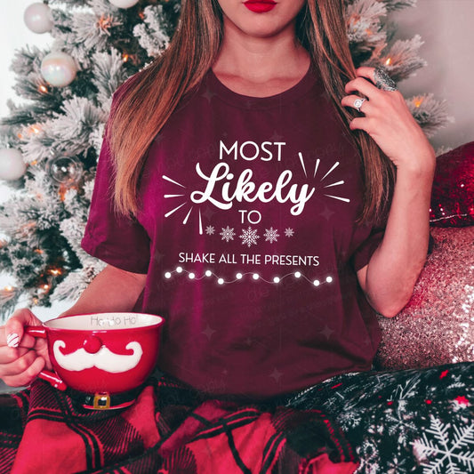 SHAKE ALL THE PRESENTS - DTF TRANSFER