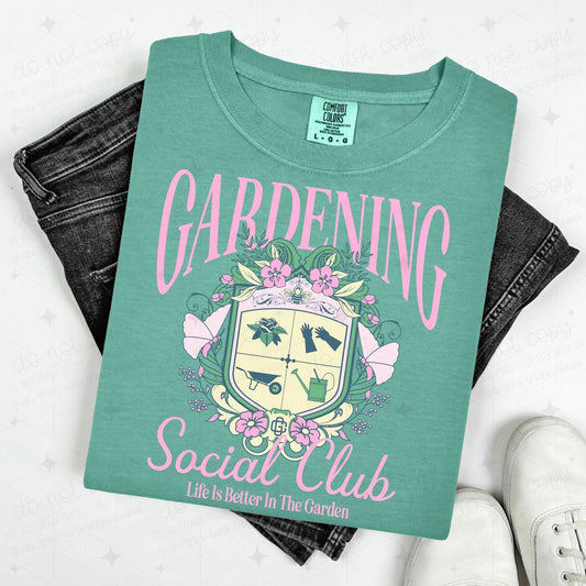 GARDENING SOCIAL CLUB - DTF TRANSFER
