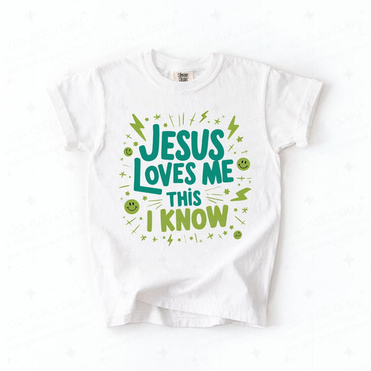 JESUS LOVES ME THIS I KNOW - DTF TRANSFER