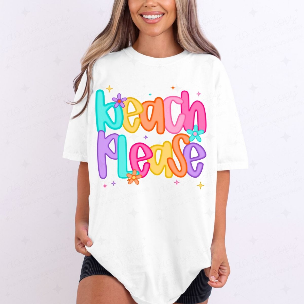 BEACH PLEASE - DTF TRANSFER
