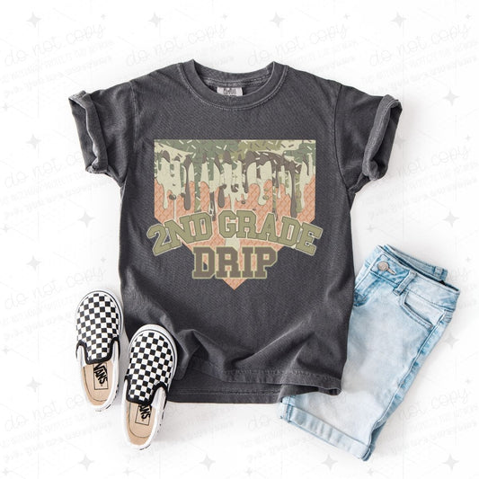 2ND GRADE DRIP - DTF TRANSFER