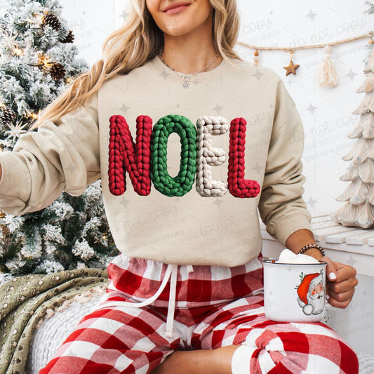 NOEL - FAUX YARN - DTF TRANSFER