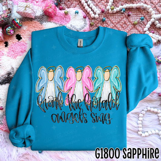 HARK THE HERALD ANGELS SING - DTF  - DTF TRANSFER