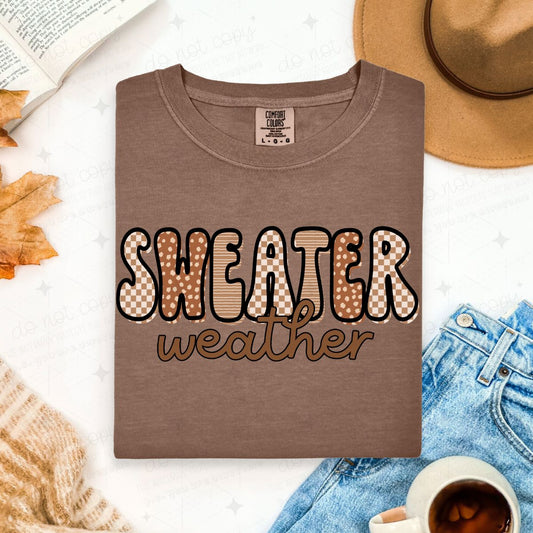 SWEATER WEATHER - DTF TRANSFER