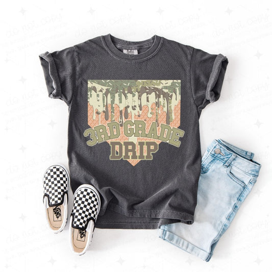 3RD GRADE DRIP - DTF TRANSFER