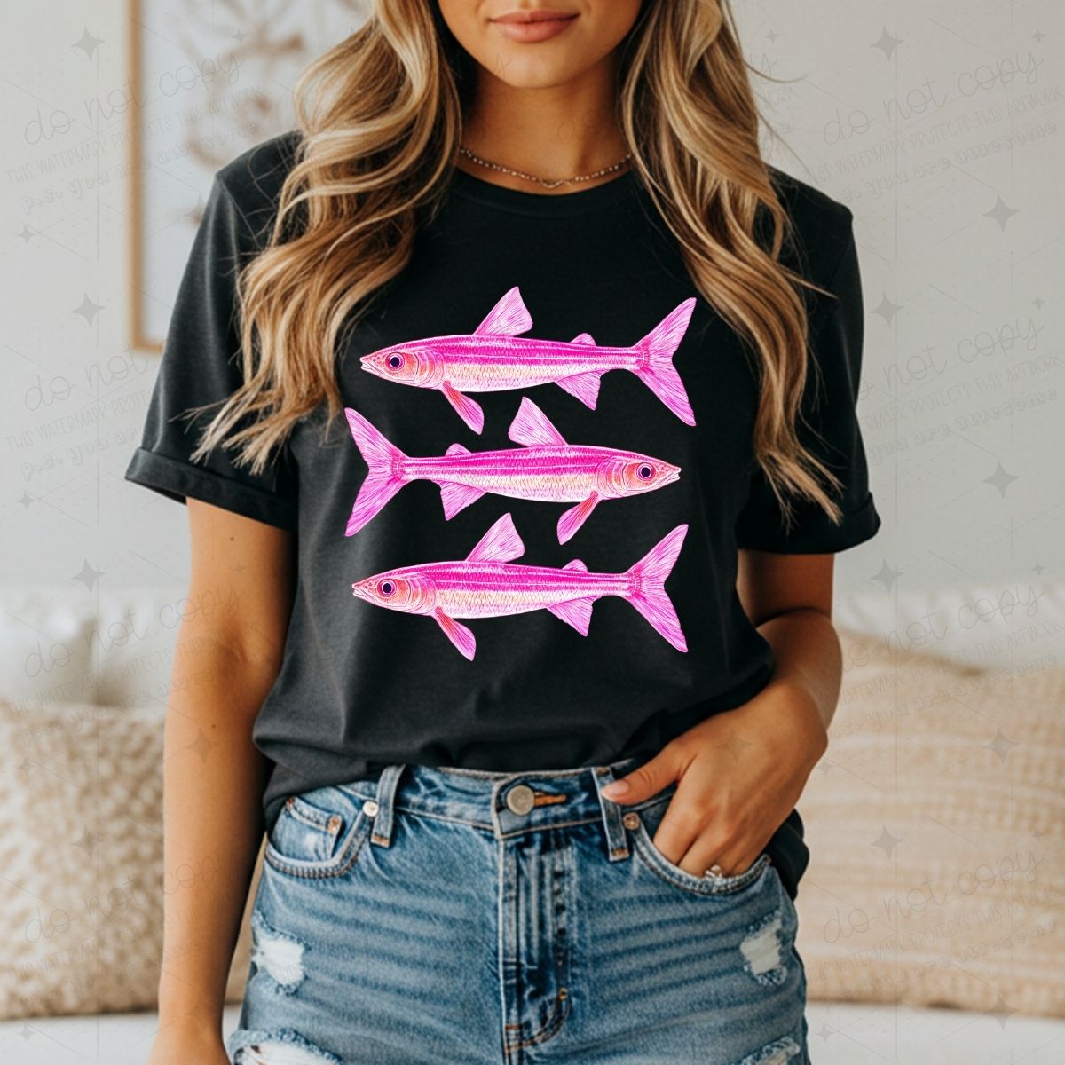 STACKED FISH - DTF TRANSFER