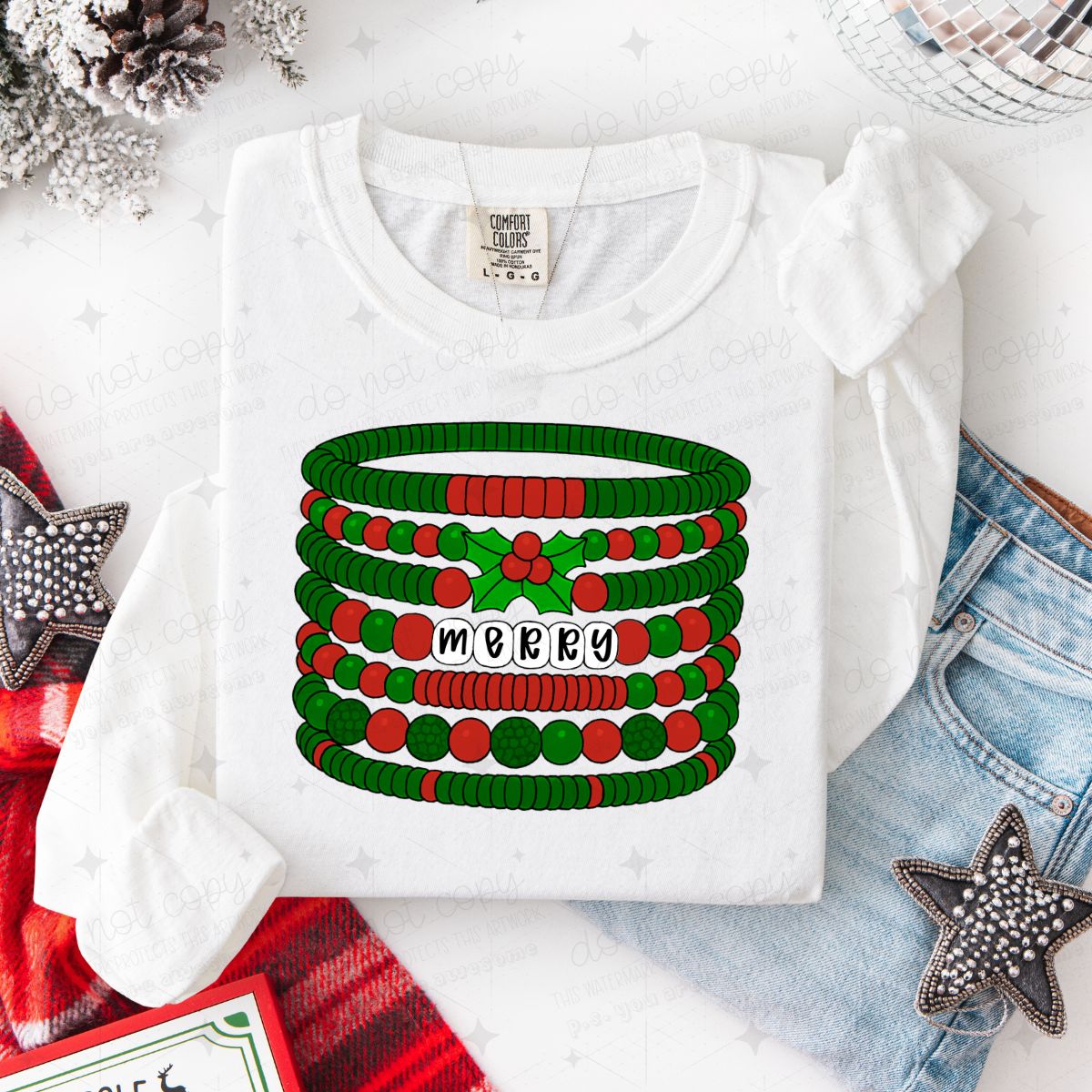 MERRY BRACELETS - DTF TRANSFER