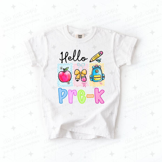 COQUETTE HELLO PRE-K - DTF TRANSFER