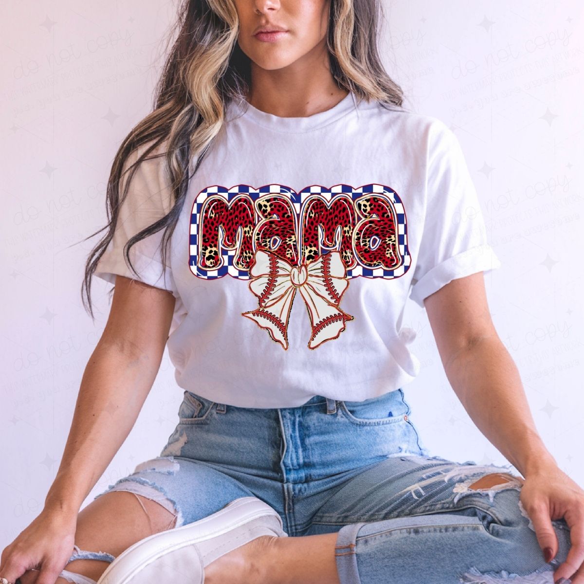 COQUETTE BASEBALL MAMA - DTF TRANSFER