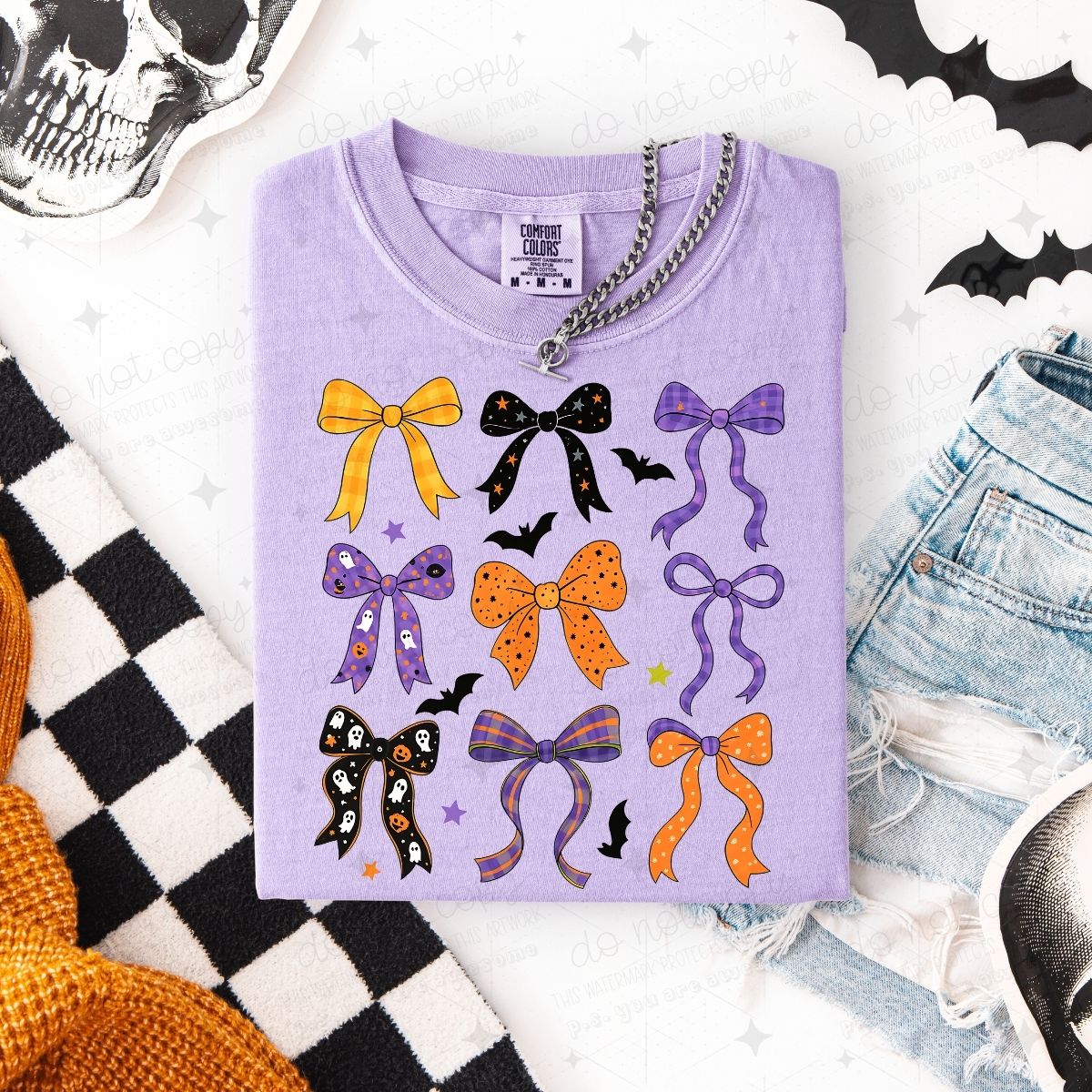 COQUETTE HALLOWEEN BOWS - DTF TRANSFER