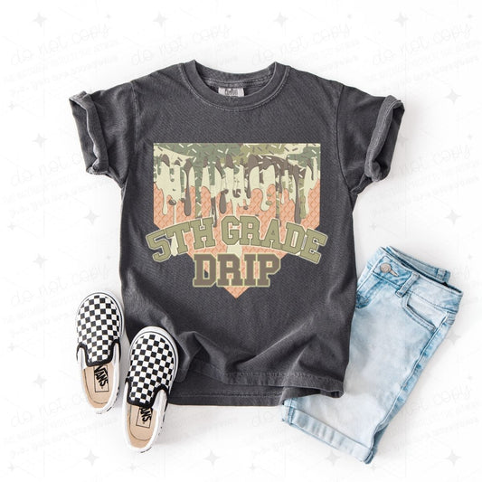 5TH GRADE DRIP - DTF TRANSFER