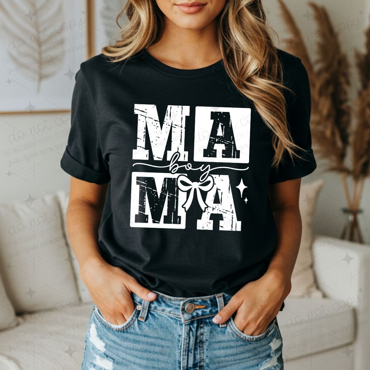 COQUETTE BOY MAMA - DTF TRANSFER