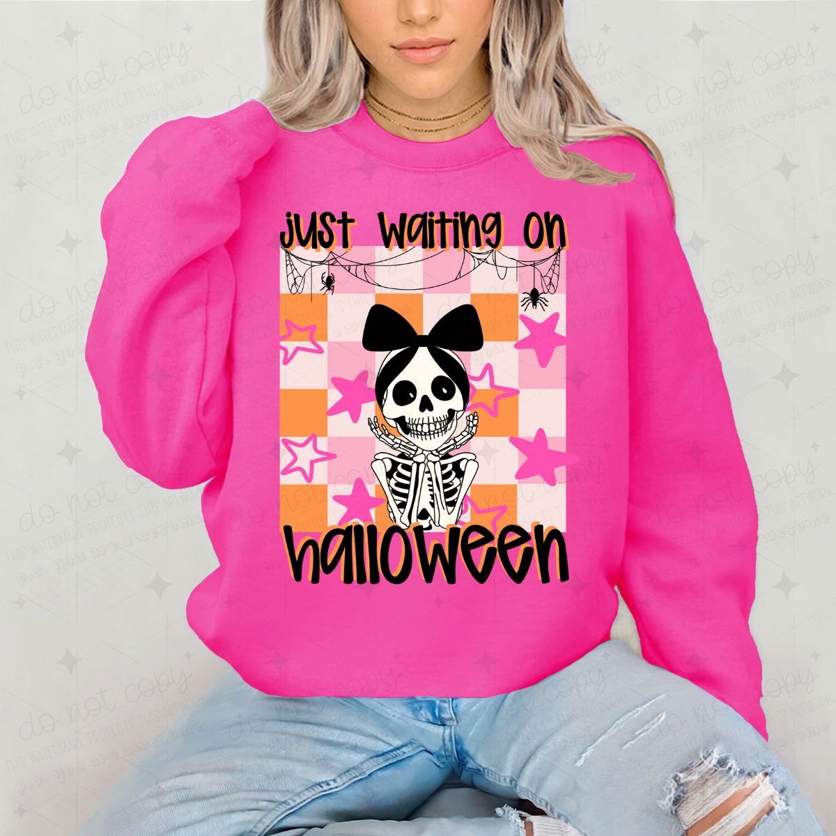 COQUETTE JUST WAITING ON HALLOWEEN - DTF TRANSFER