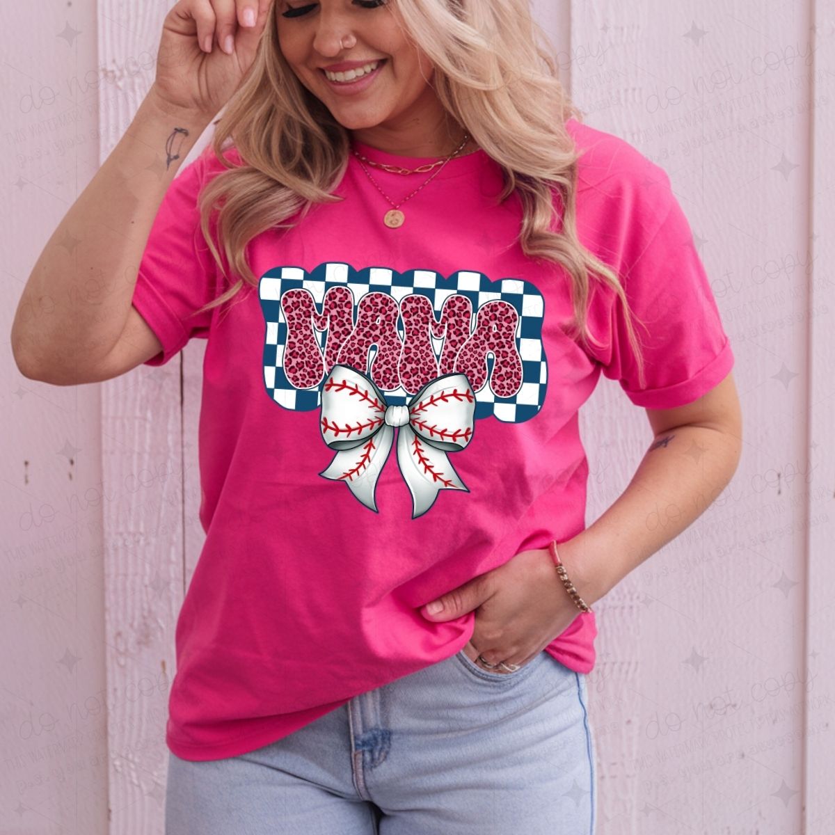 COQUETTE BASEBALL MAMA - DTF TRANSFER