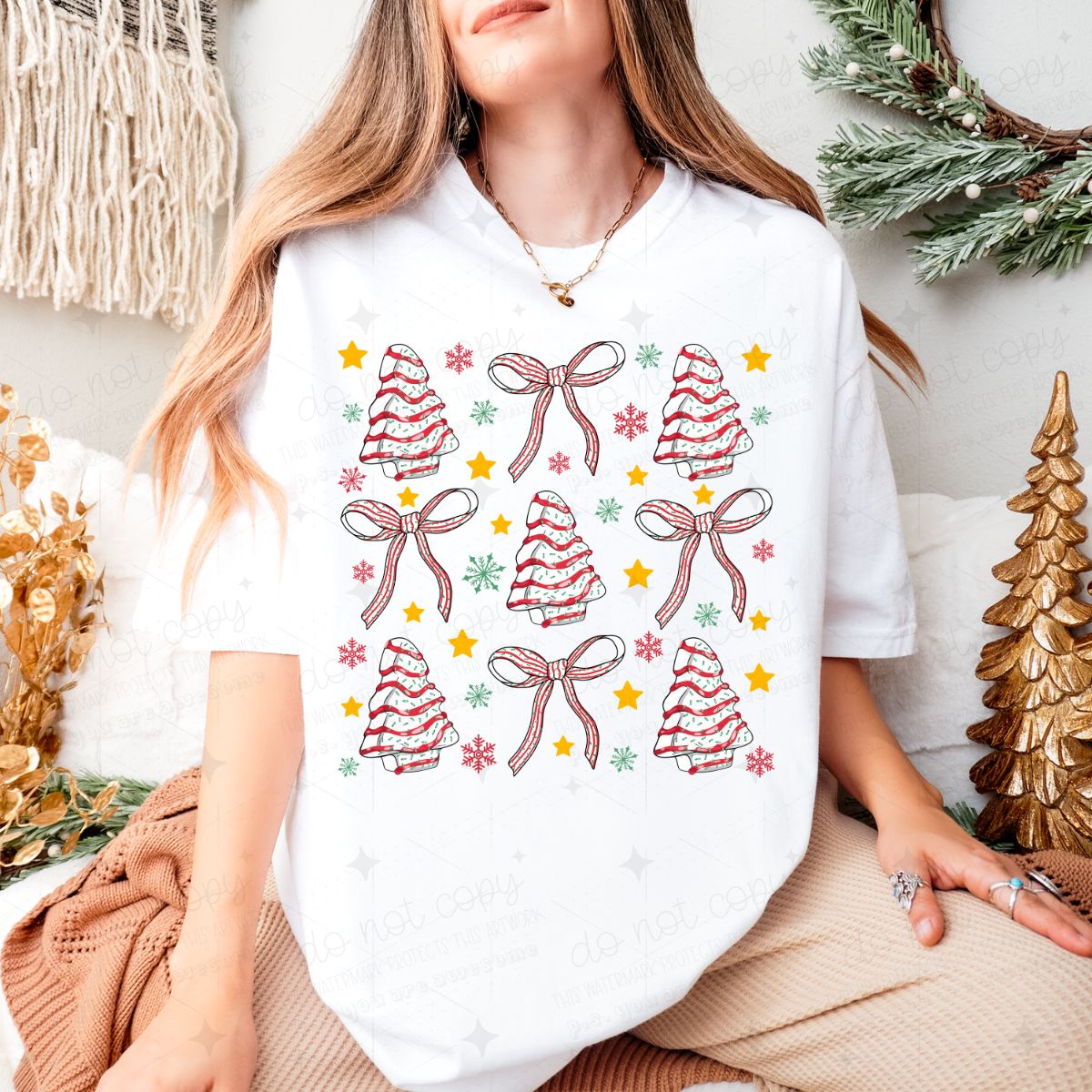 COQUETTE TREE CAKE COLLAGE - DTF TRANSFER