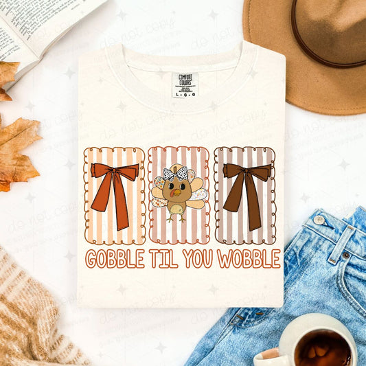 COQUETTE GOBBLE TIL YOU WOBBLE - DTF TRANSFER