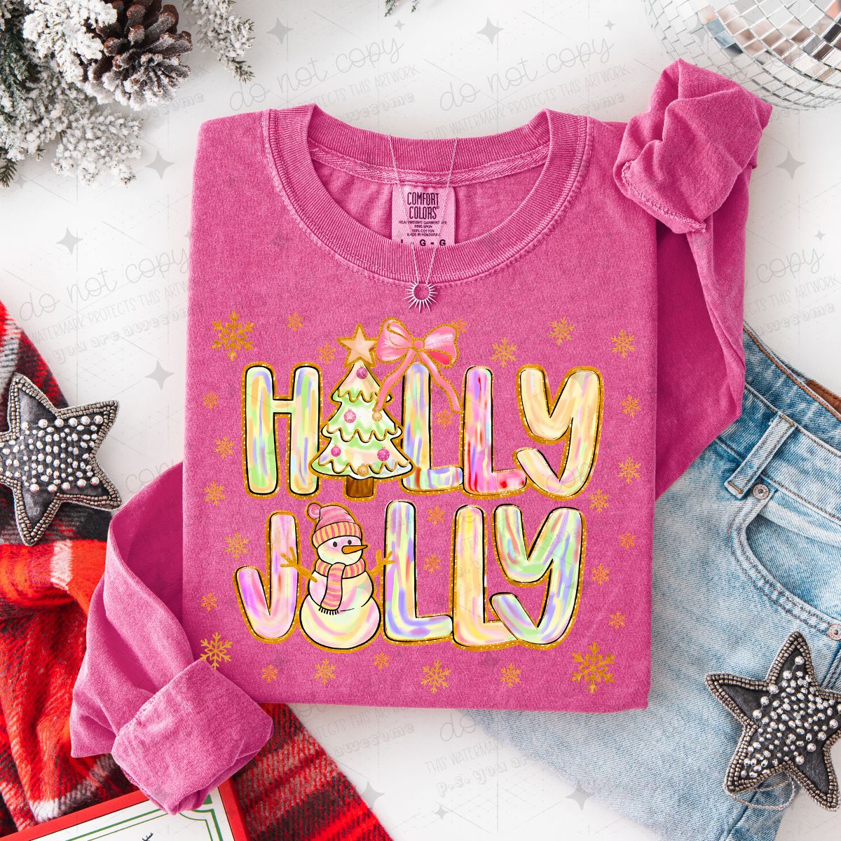 COQUETTE HOLLY JOLLY - DTF TRANSFER