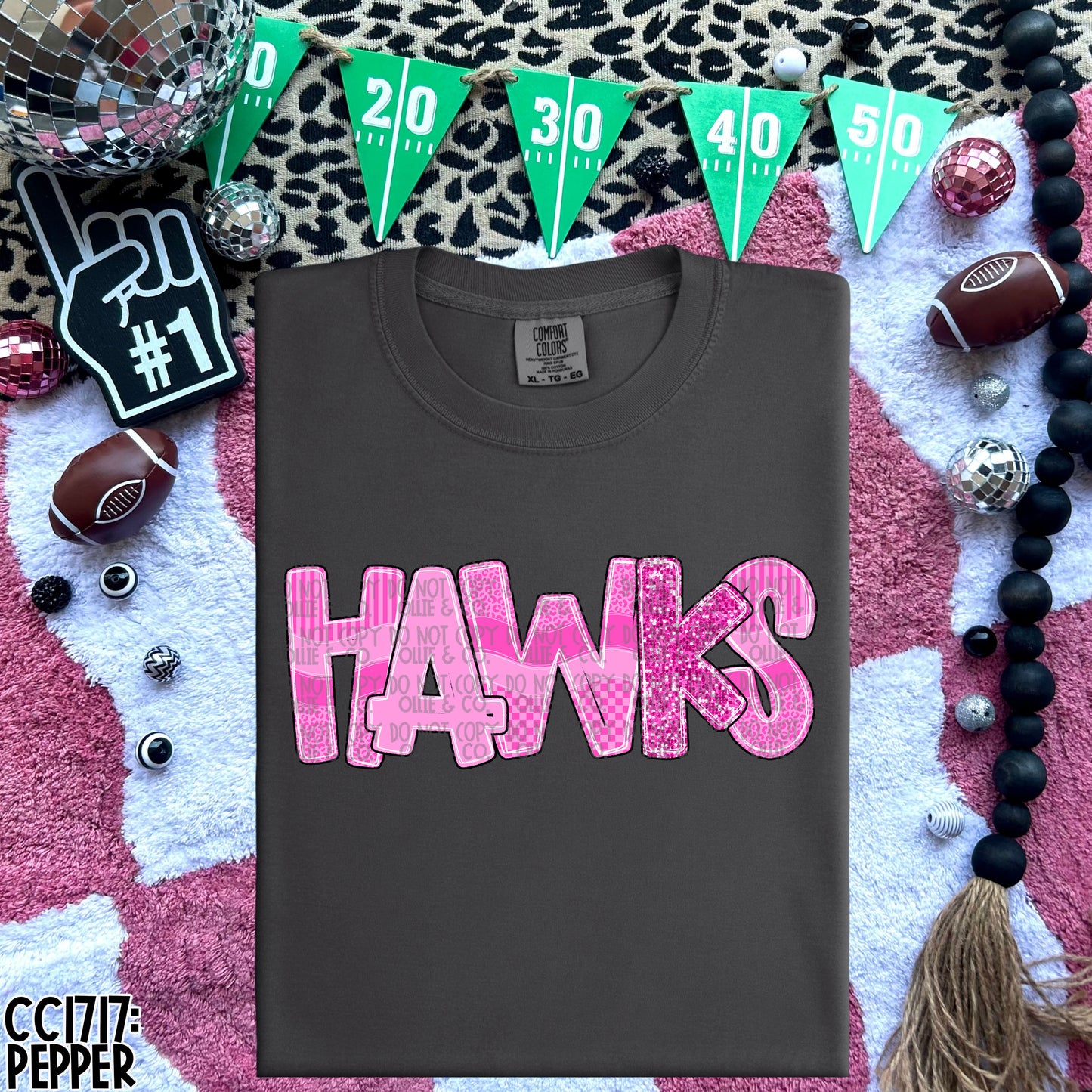 SCHOOL SPIRIT PINK OUT - MOCKUP ONLY