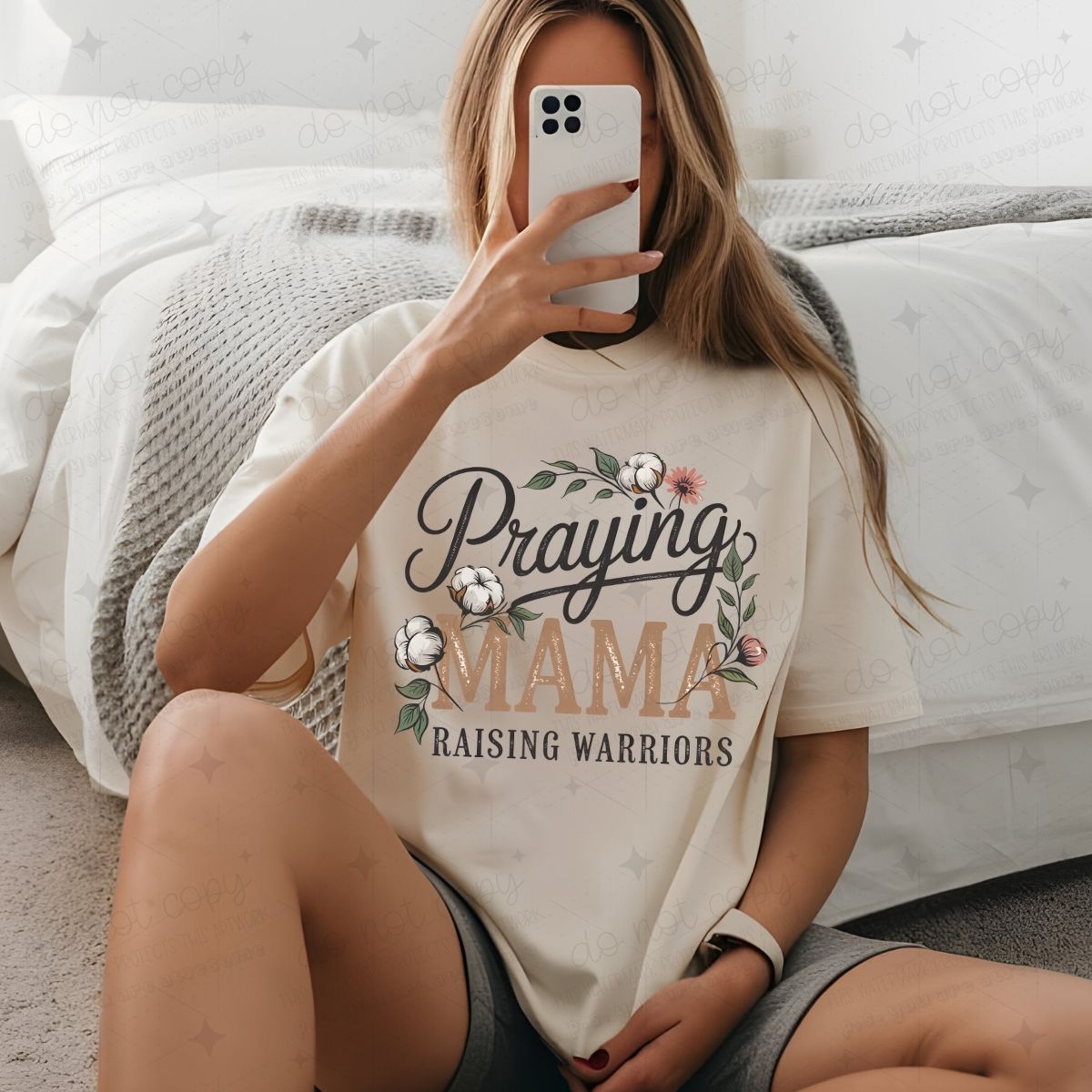 PRAYING MAMA - DTF TRANSFER