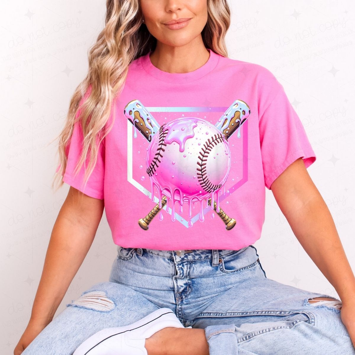 DRIPPY BASEBALL - DTF TRANSFER