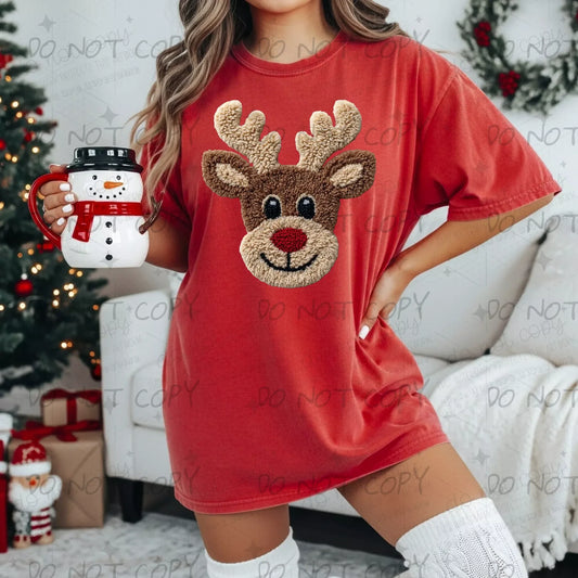 REINDEER FAUX YARN - DTF TRANSFER