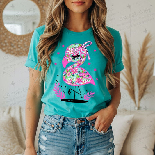 COQUETTE FLAMINGO - DTF TRANSFER