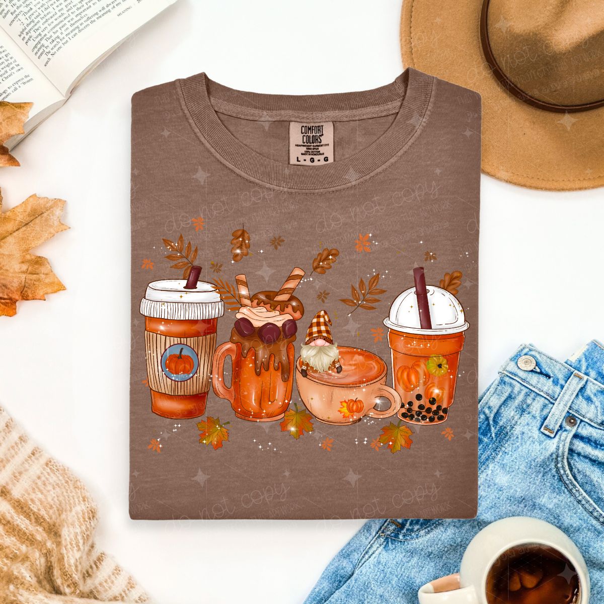 FALL COFFEES - DTF TRANSFER