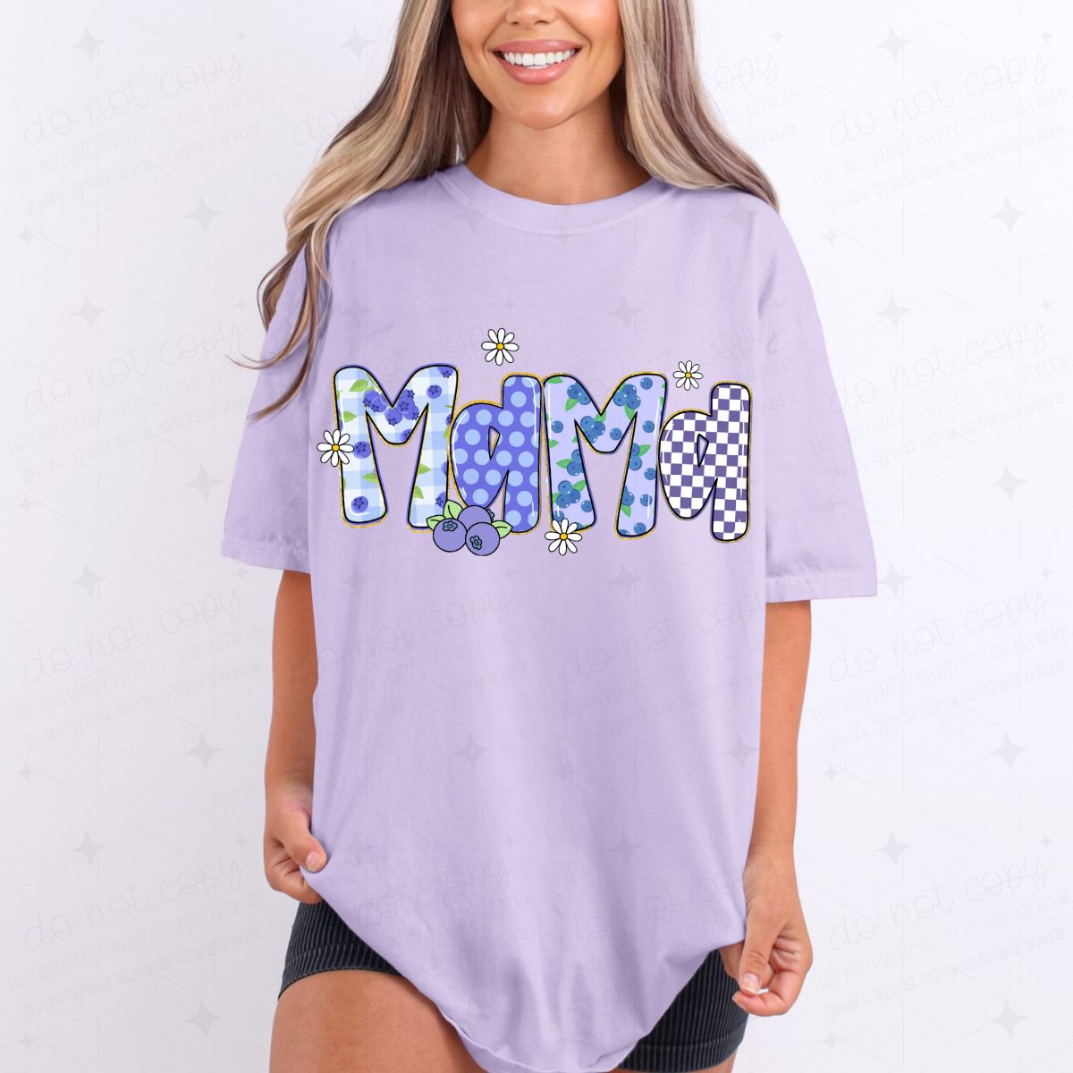 BLUEBERRY MAMA - DTF TRANSFER