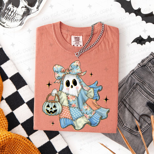 COQUETTE PATCHWORK GHOST - DTF TRANSFER