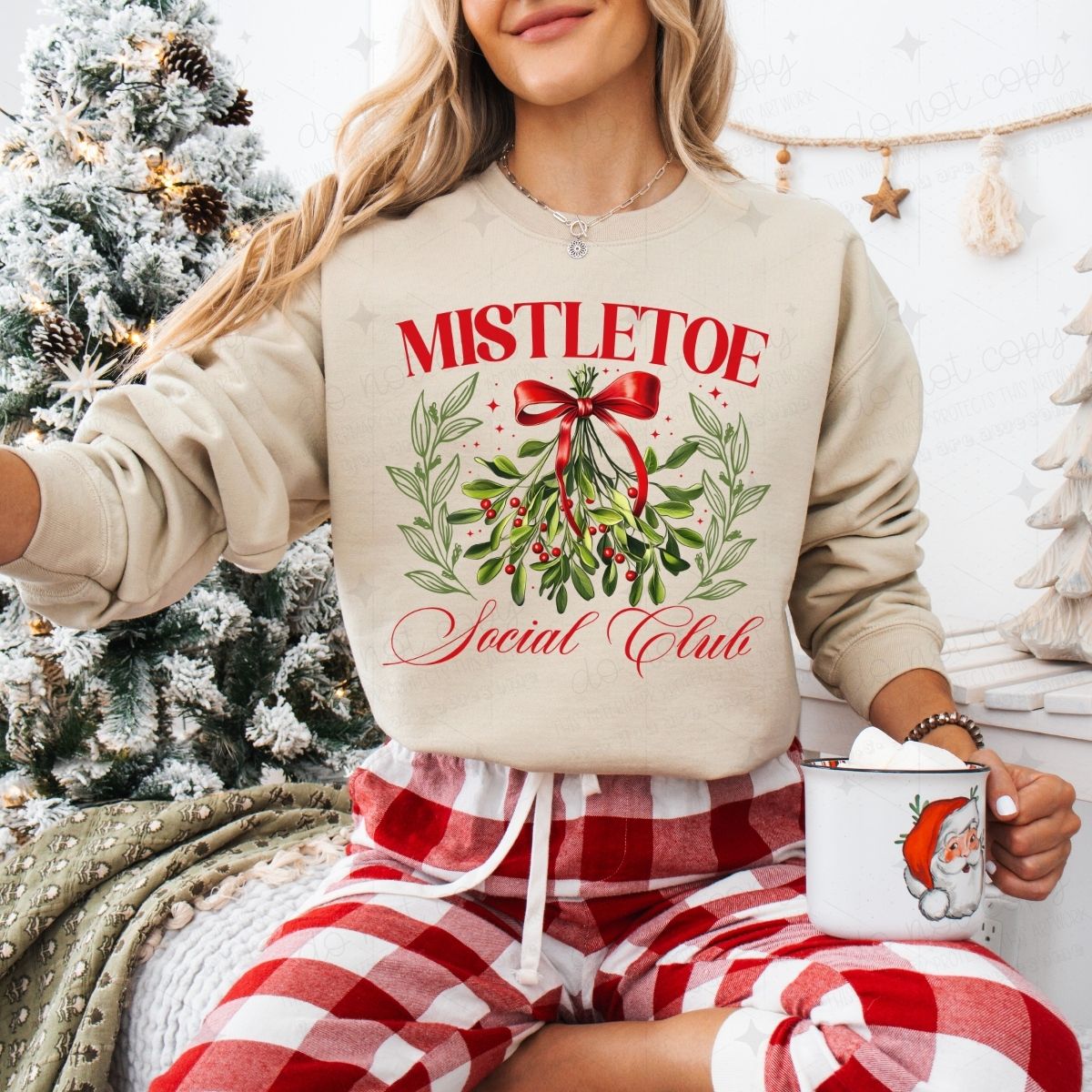 COQUETTE MISTLETOE SOCIAL CLUB - DTF TRANSFER