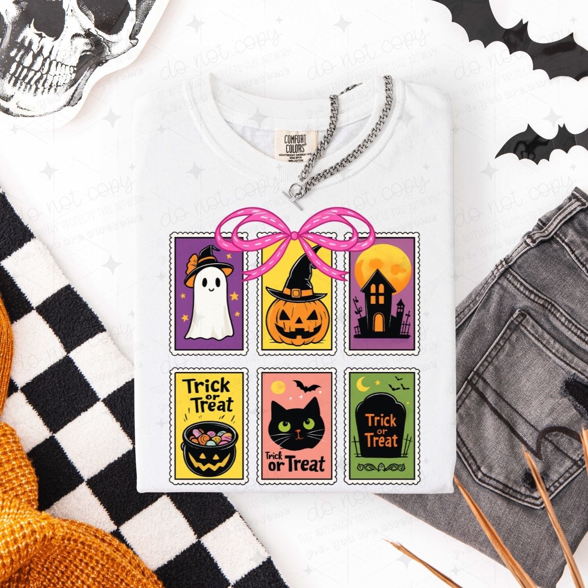 COQUETTE HALLOWEEN POSTAGE - DTF TRANSFER