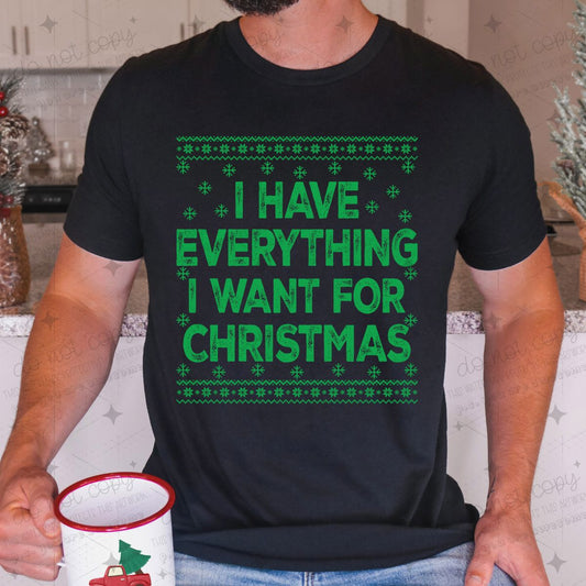 I HAVE EVERYTHING I WANT OF CHRISTMAS - DTF TRANSFER