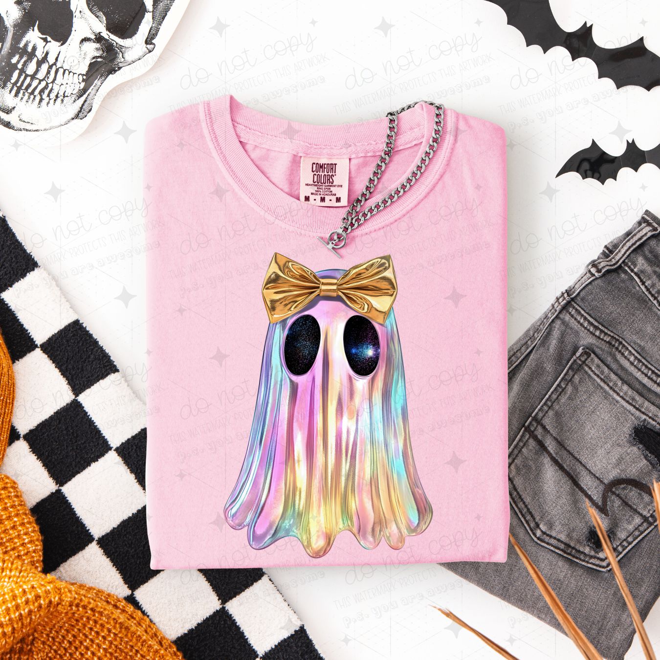 COQUETTE IRIDESCENT GHOSTS - DTF TRANSFER