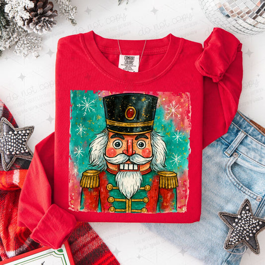 WATERCOLOR NUTCRACKER - DTF TRANSFER