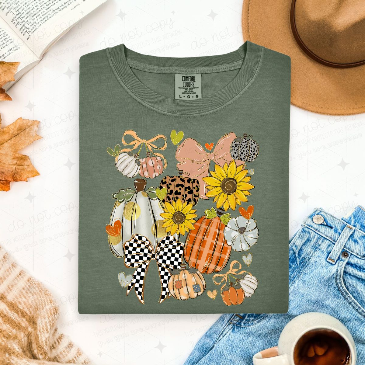 COQUETTE FALL DOODLE - DTF TRANSFER