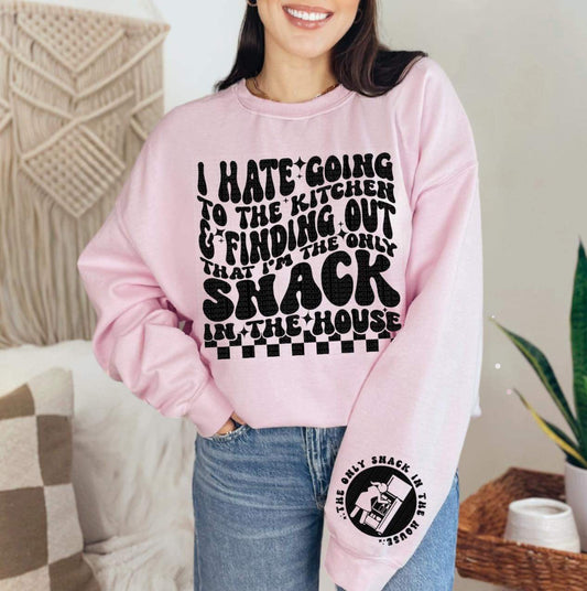 ONLY SNACK IN THE HOUSE *OLLIE & CO. EXCLUSIVE* - FRONT+BACK - DTF TRANSFER