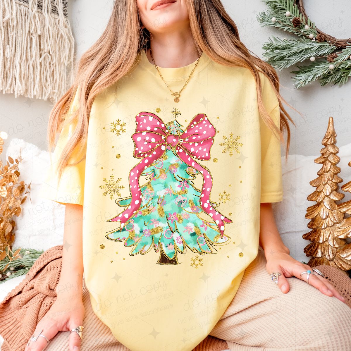 COQUETTE CHRISTMAS TREE - DTF TRANSFER