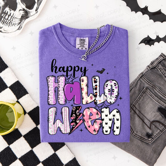 HAPPY HALLOWEEN - DTF TRANSFER