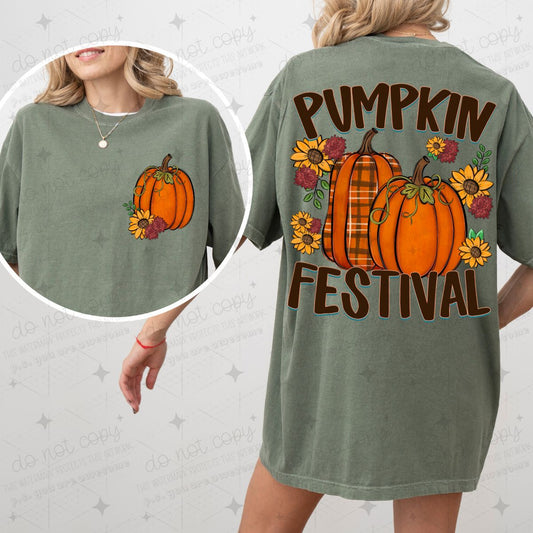 PUMPKIN  FESTIVAL - FRONT+BACK - DTF TRANSFER