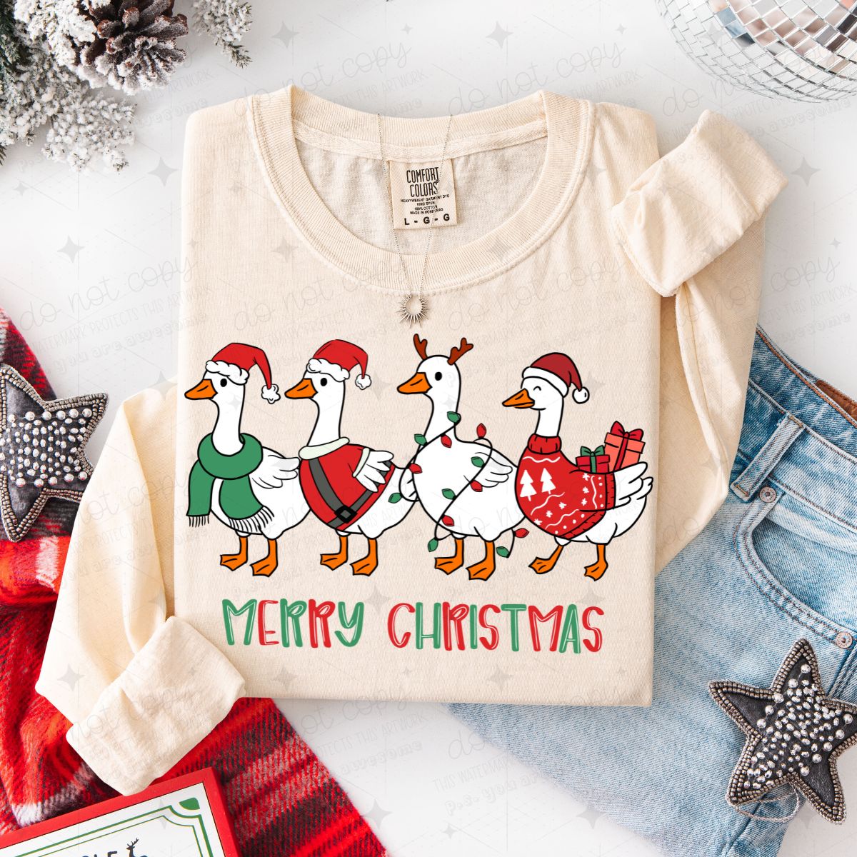 MERRY CHRISTMAS - DTF TRANSFER