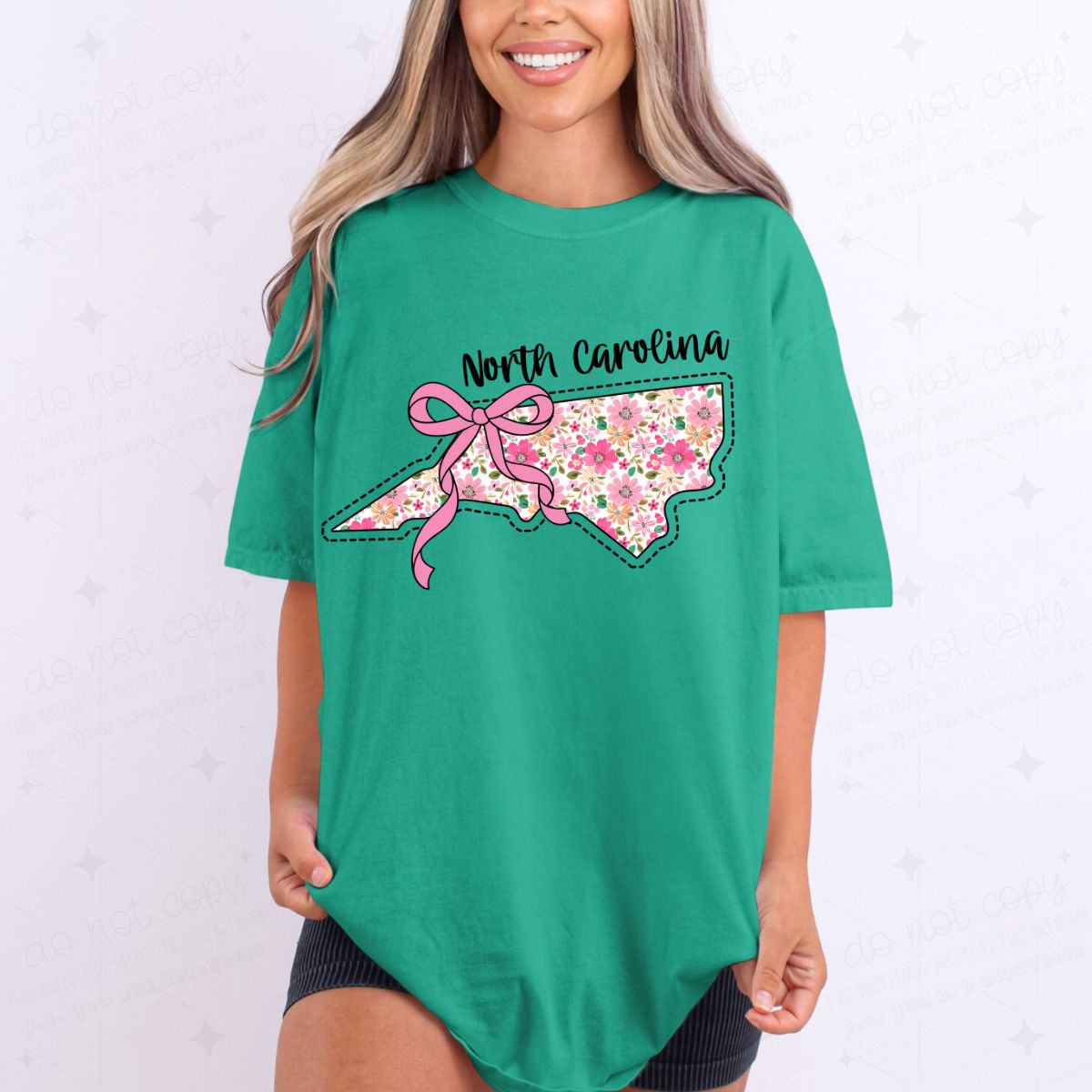 COQUETTE NORTH CAROLINA - DTF TRANSFER