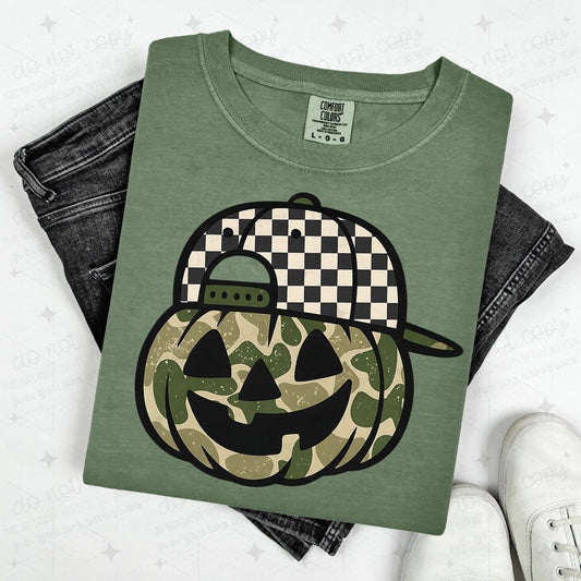 CAMO JACK O LANTERN - DTF TRANSFER