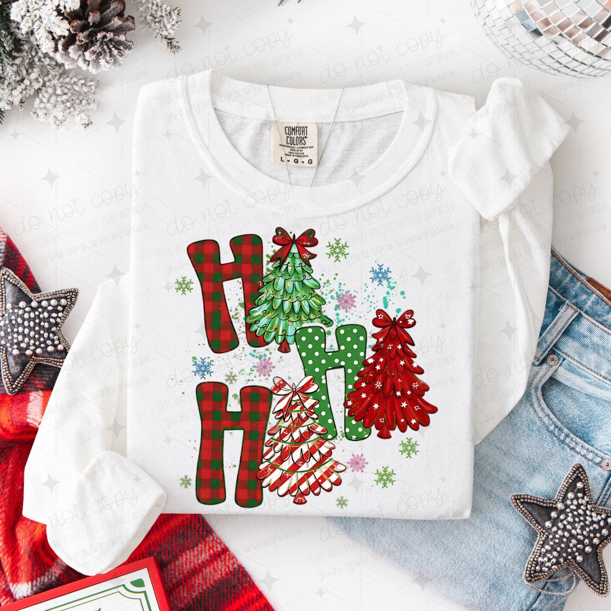 COQUETTE HO HO HO - DTF TRANSFER