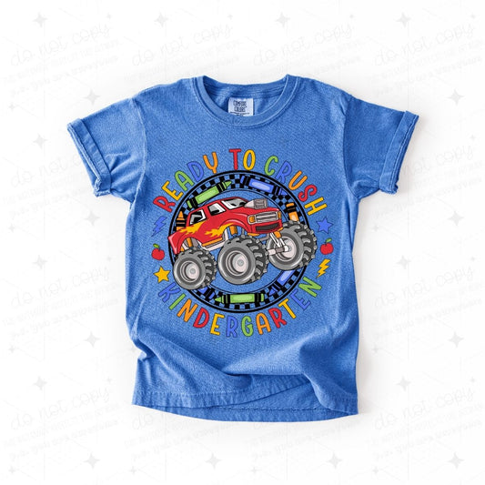 READY TO CRUSH KINDERGARTEN - DTF TRANSFER